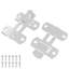 Vidaxl Door Latch Wall-Mounted With Lock Silver Steel Metal Hardware For