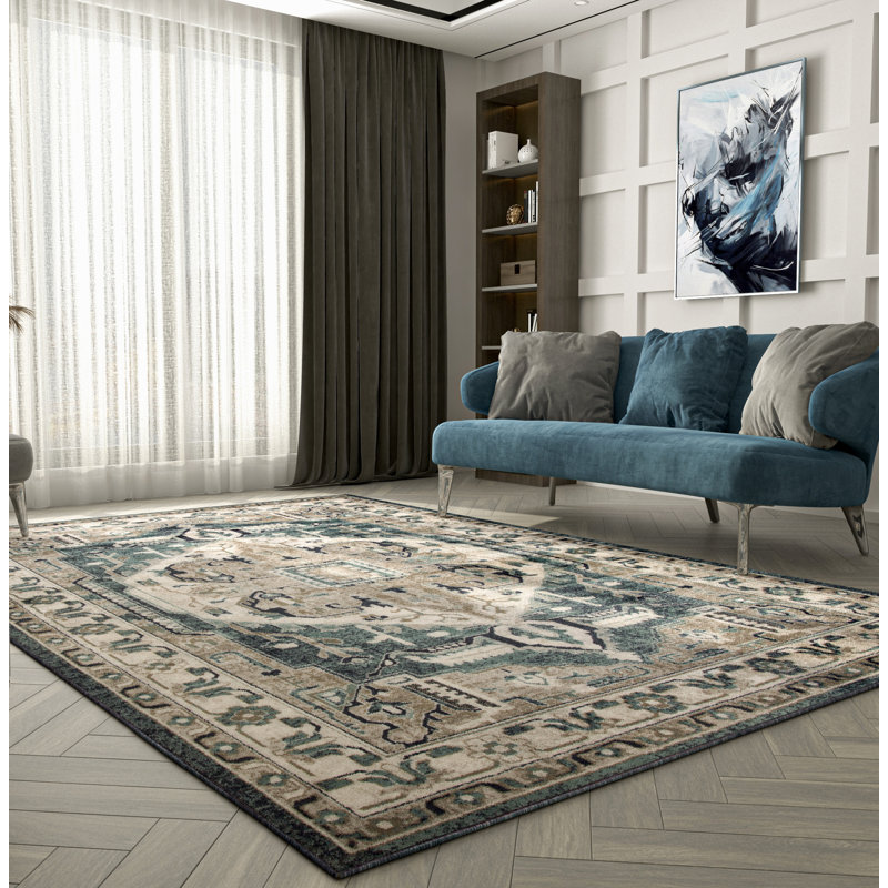 Wool Indoor / Outdoor Rug, Rectangle 5' x 8'
