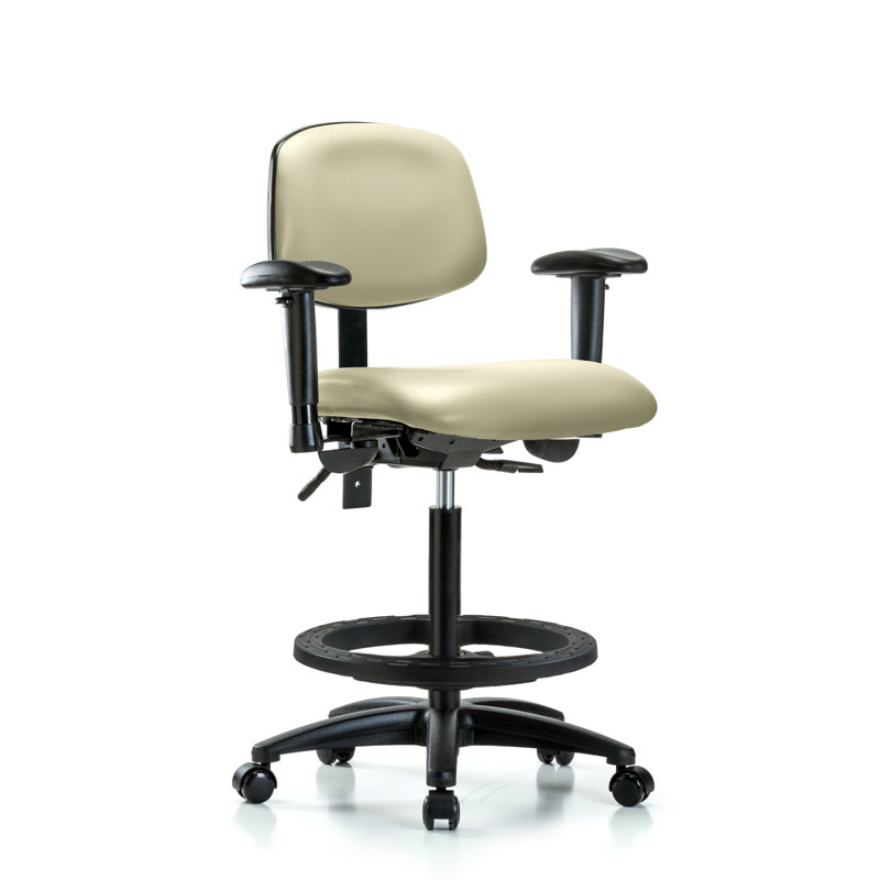 Chaise de dessinateur Astrid, Adobe, Roulettes, Inclus