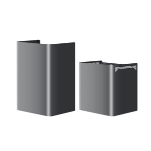 13 Inch Range Hood Extension For Wall Mount Stainless Steel Chimney Duct Adjustable Cover Ceiling