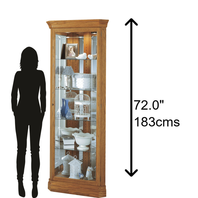Vitrine de coin Hammond