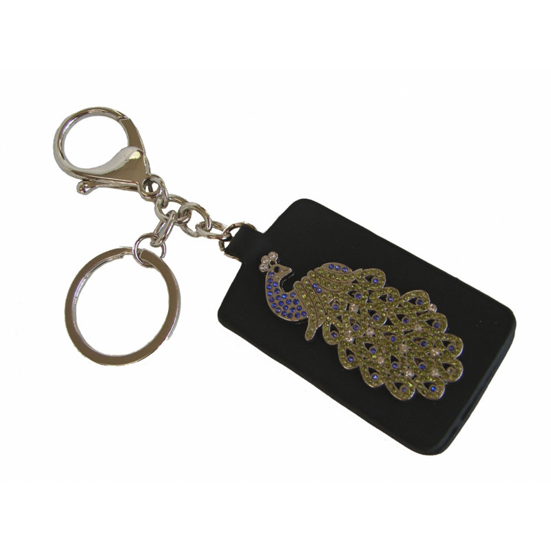 Porte-clés amulette Peacock