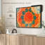 Impression abstraite sur toile de lotus-102354079