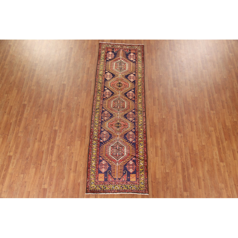 Tapis de couloir géométrique traditionnel 3 x 10