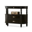 Console noire en bois massif-163452893