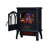 Duraflame 3D Black Infrared Electric Fireplace Stove