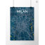 Milan City Map - No Frame Print-838877596