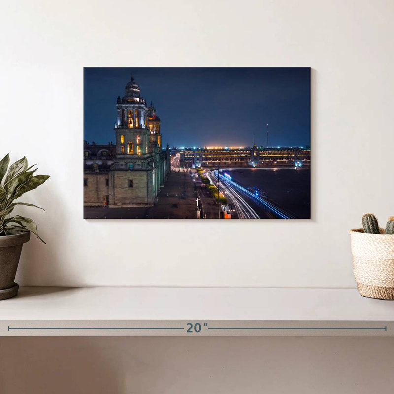 Mexico Metropolitan Cathedral, 8" H x 12" W