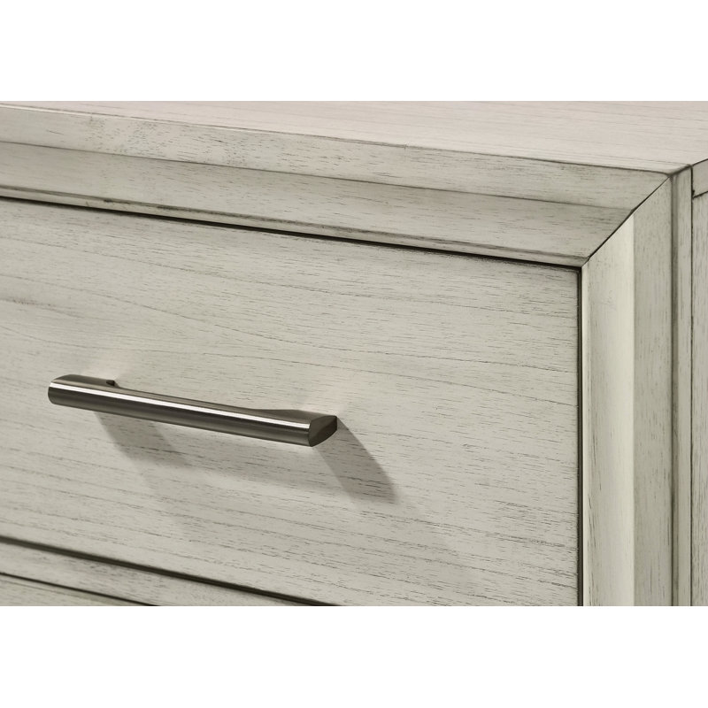 1pièce table de bout à deux tiroirs de rangement de style contemporain avec table de bout et meubles en bois massif