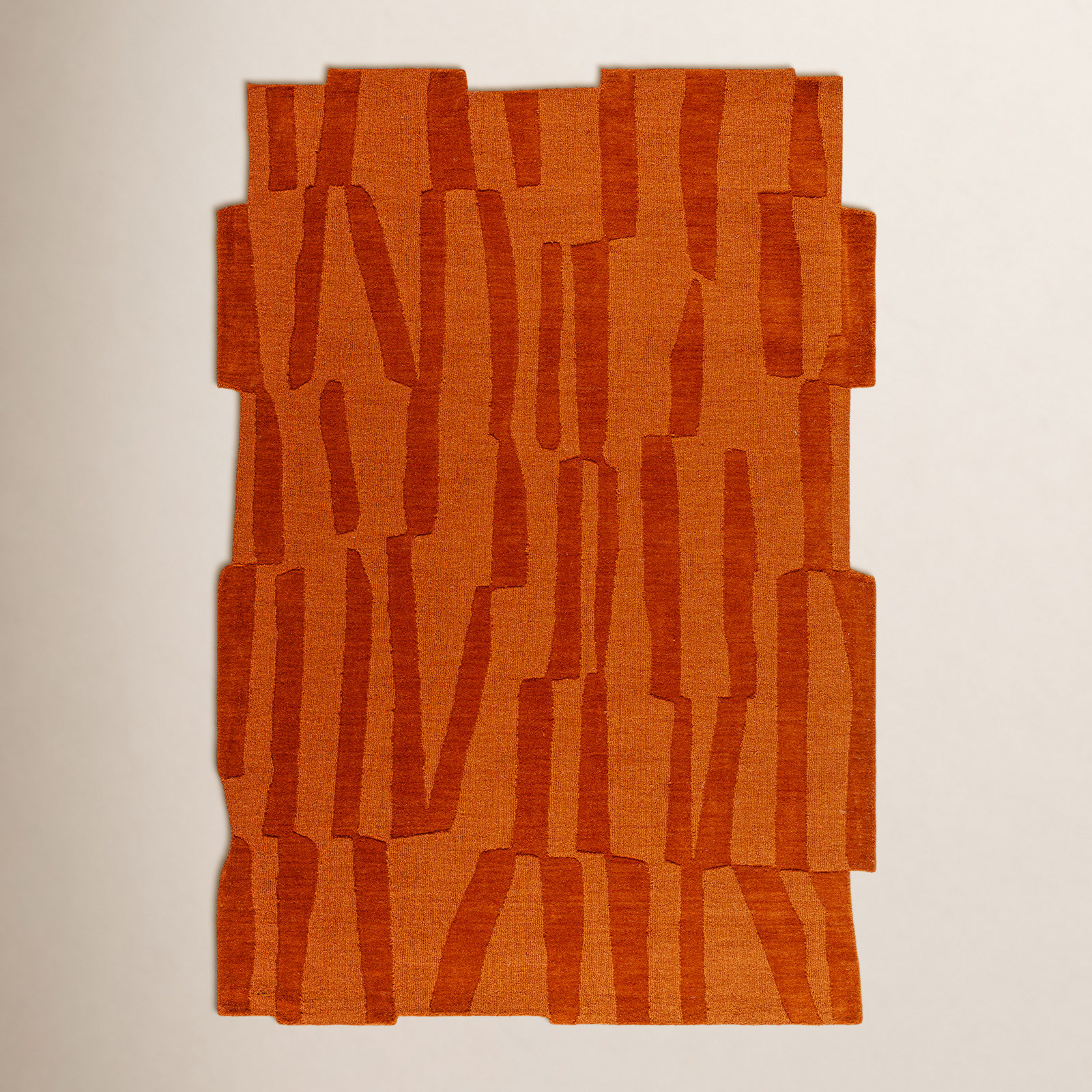 Loretto Hand-Loomed Abstract Rug, Novelty 5'7" x 6'
