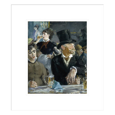 «At the Cafe» par Édrede Manet, impression giclée sur cadre