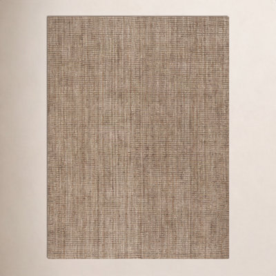 Alda Natural Gray Hand-Woven Jute Rug