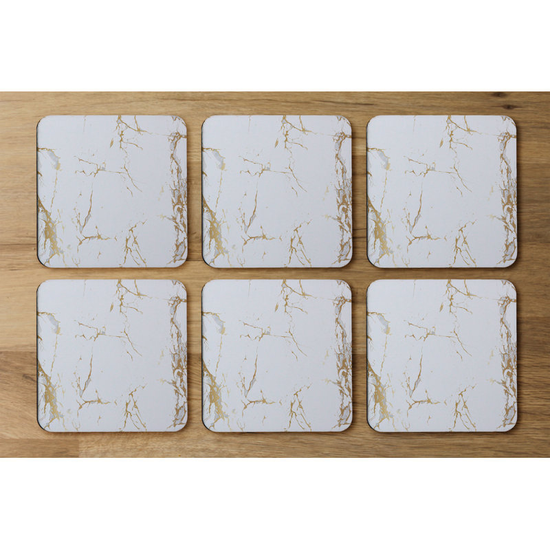 Square 6 Piece Coaster Set