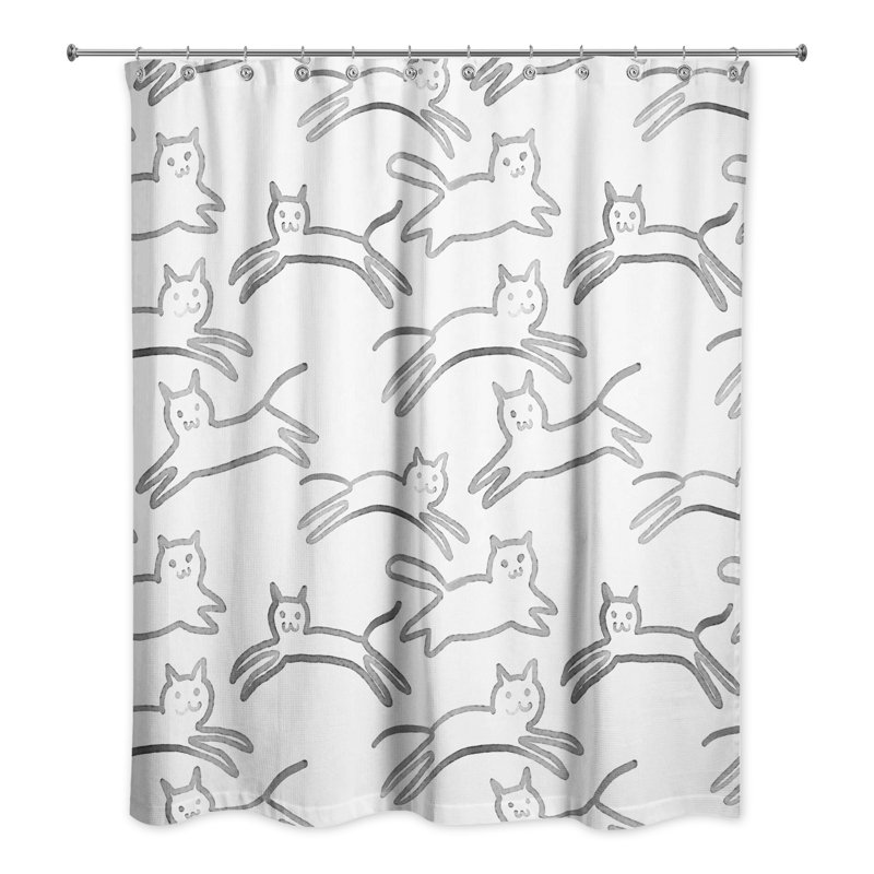 Deashia Abstract Shower Curtain