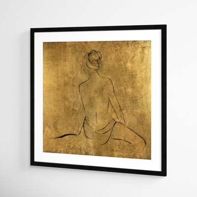 Maia "Golden Bather II" Print by Sally Swatland