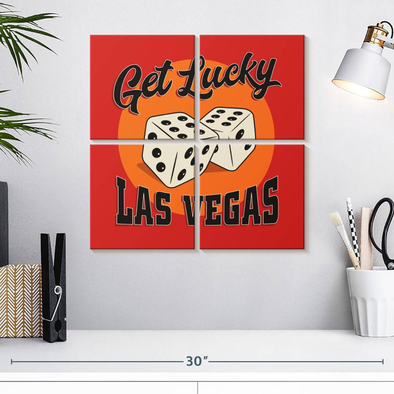 Senne Vintage Las Vegas, H 18 po x l 18 po