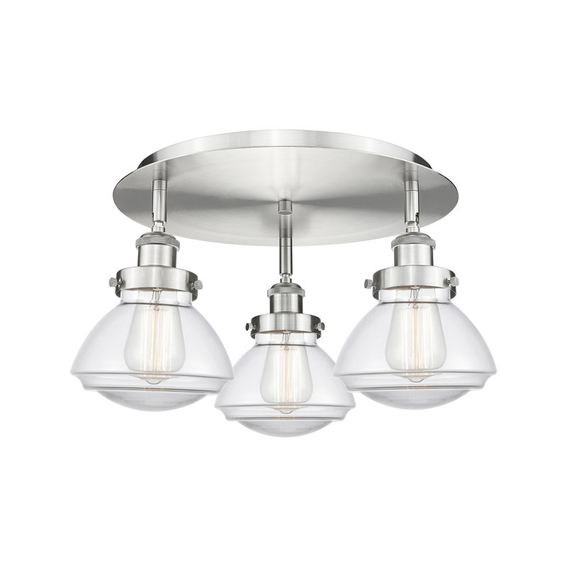 Plafonnier encastré Almarosa, Nickel satiné, Clair
