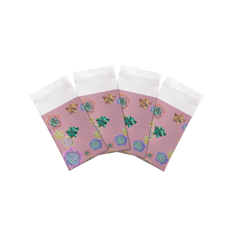 Serviettes de table Succulents, Mauve