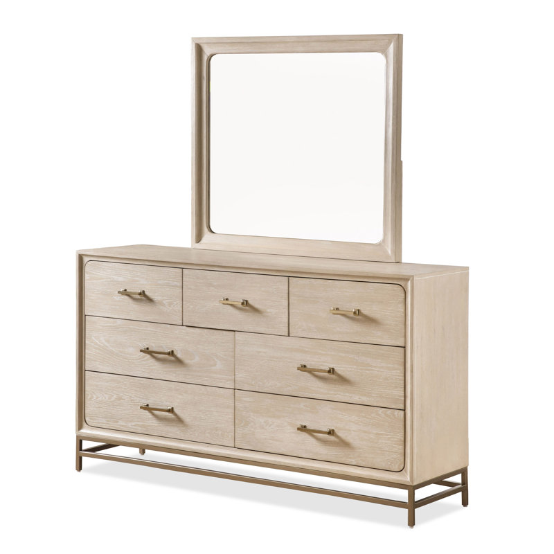 Commode 7 tiroirs avec miroir Demmer