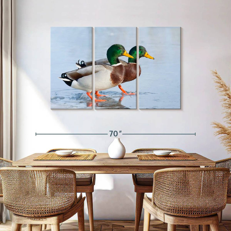 Brampt Mallard Duck Duo, 36" H x 57" W