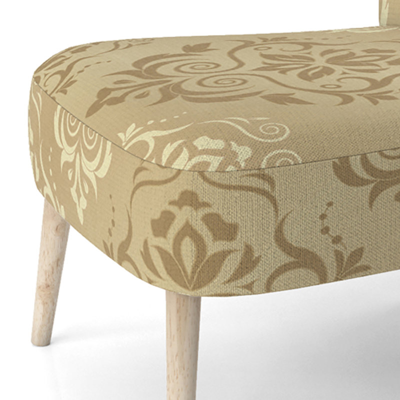 Chaise d'appoint rembourrée Gold