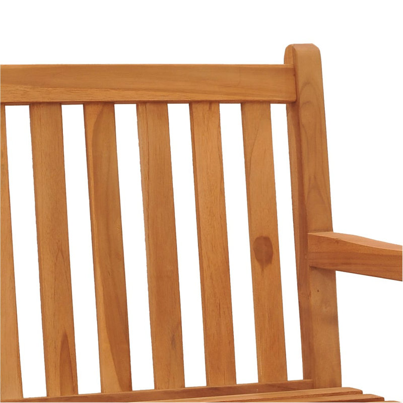 Waukegan Rectangular 4 - Piece 3 - Person Teak Outdoor Table Set, 200cm L x 100cm W x 77cm H