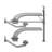 Rev-A-Shelf Contemporary Cloud 2-Shelf Blind Corner Organizer for Blind Right Cabinet-23617848