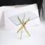 Table rectangulaire moderne en verre trempé et structure en fer-280051227-280051220