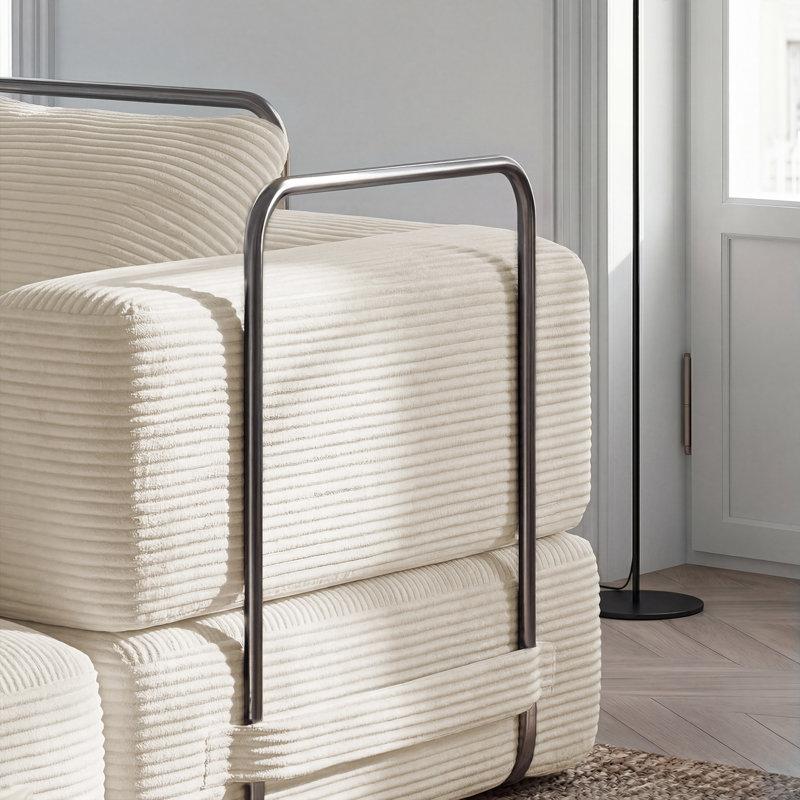 Canapé-lit 89 po 4-en-1 89 po, Beige
