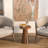 13.6'' Round End Table,side Table With Fluted Pedestal Base-1110293161