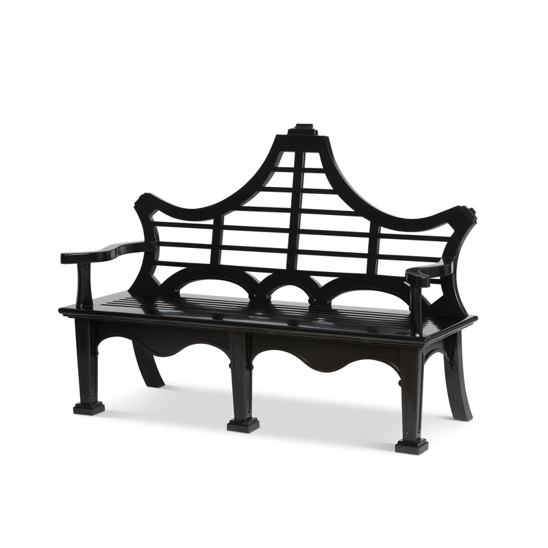 Bay Lake Garden Bench, Jet Black, Jet Black