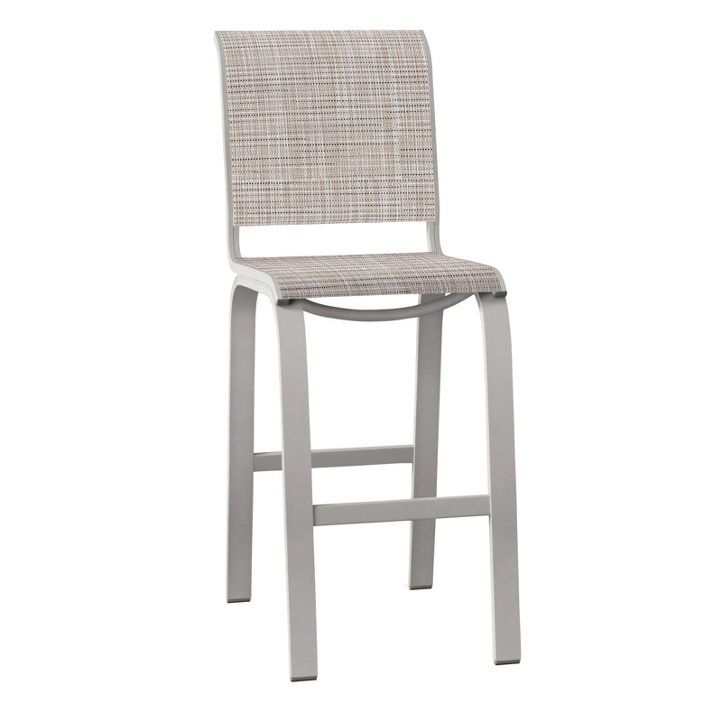 Tabouret de bar 29,5 po Holna, Gris chaleureux texturé, Ella