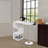 Bar Table Bar Table Bar Table With Shelf MDF Metal-1969413119
