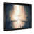 Impression noire sur toile encadrée sélectionné
