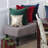 Floral Cotton Throw Pillow