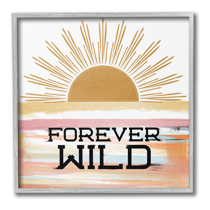 «Forever Wild Sun Rays», estampe numérique par Kim Allen, H 24 po x l 24 po, Estampe numérique Farmhouse