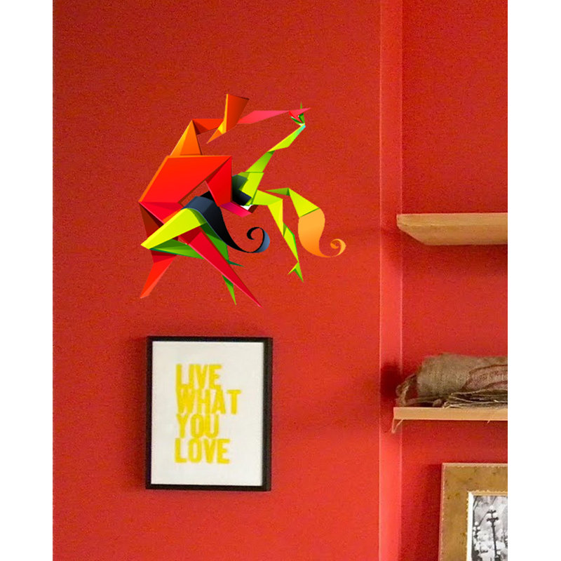 Abstract Wall Decal, 10" H x 11" W