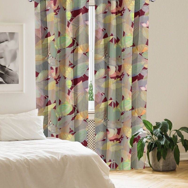Aobh Semi Sheer Curtain Pair