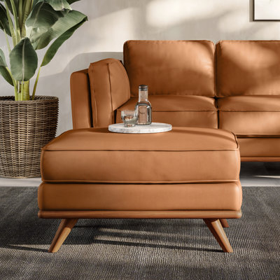 Shanteka 31" Leather Ottoman