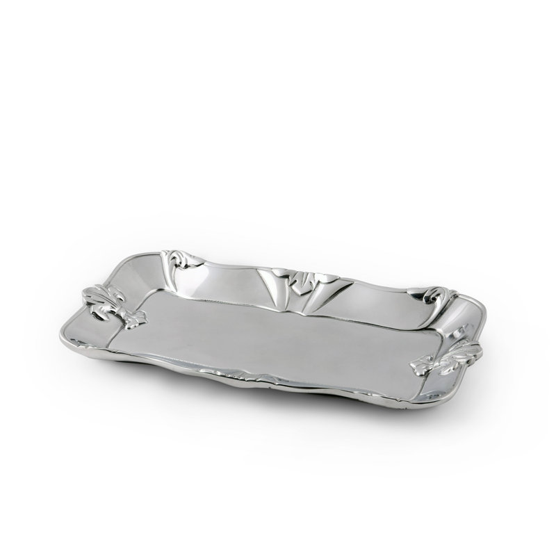 Fleur De Lis Metal Tray