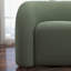 Fauteuil demi-tonneau pivotant rembourré Coyle-1840234590-1867919385