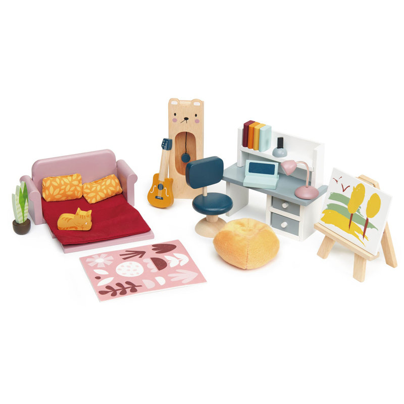 Study Dollhouses Furniture Accessories