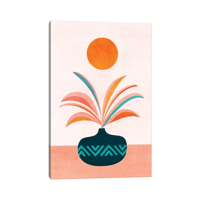 Sun Worship - Print on Canvas, Wrapped Canvas, 20.32 cm H x 30.48 cm W