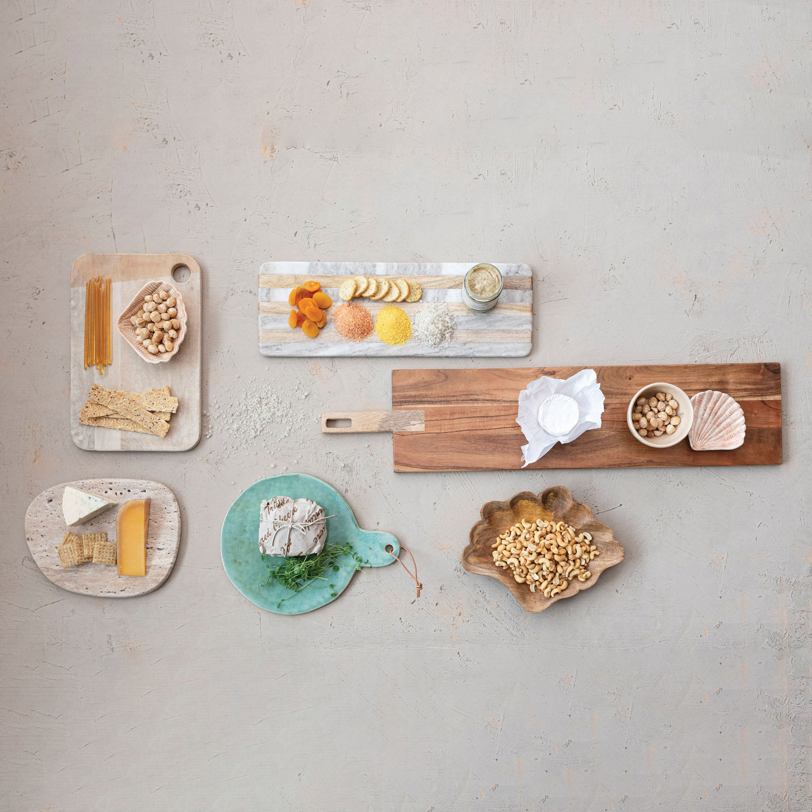 Nexus Rectangle Wood Cheese And Cutting Board