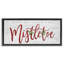 Cadre flottant «Meet Me Under Mistletoe», conception par Mollie B.-356512555-356512556