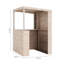 Hvidovre Union Rustic Bar Counter with Solid Wood Outer Material