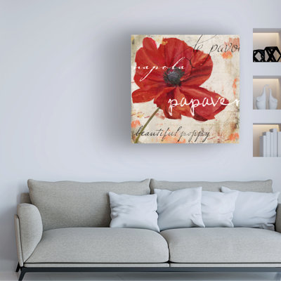 Bolog Sasha Le Pavot I Canvas Art