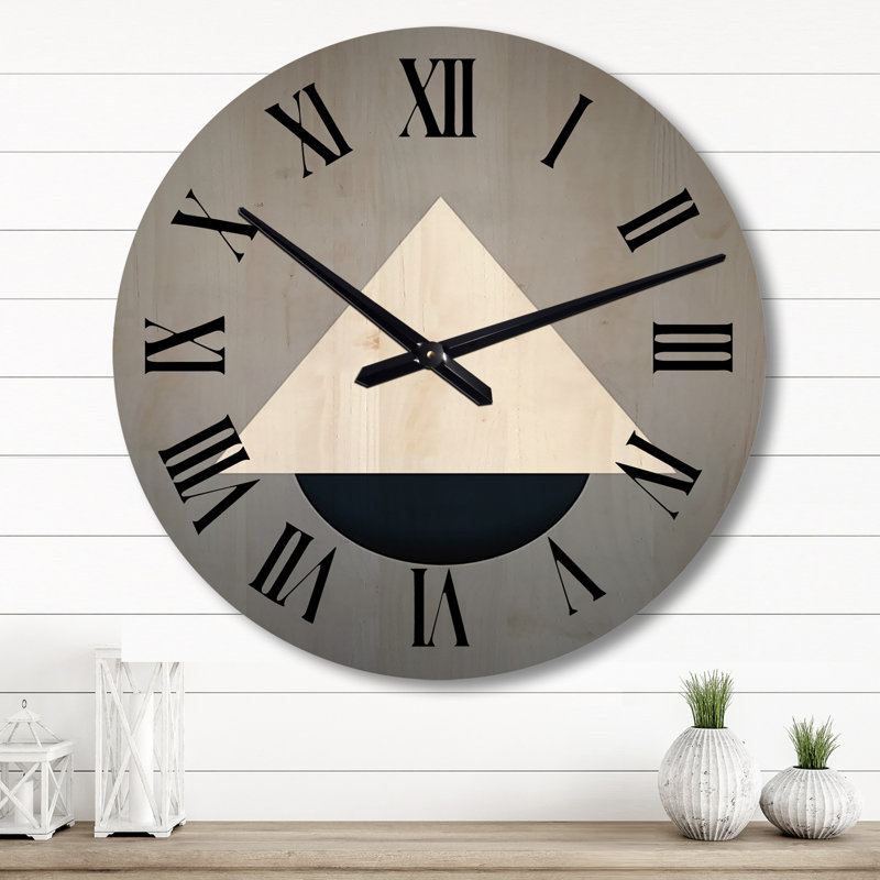 Très grande horloge murale rétro, Grand