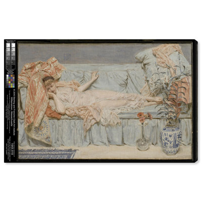 Art Remedy Vintage Portraits Canvas, Lilies by Albert Joseph Moore