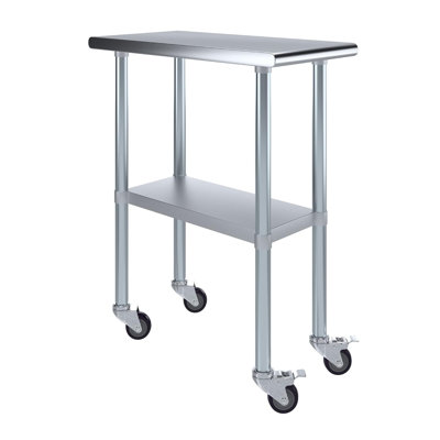 Stainless Steel Table With Wheels